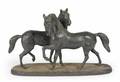 LE CLERC AUSTIN BRONZE HORSE SCULPTURE