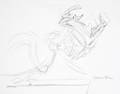A CHUCK JONES DRAWING OF WILE E COYOTE