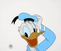 A WALT DISNEY CELLULOID OF DONALD DUCK