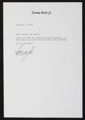 SAMMY DAVIS JR SIGNED THANK YOU LETTER
