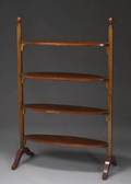 A 20TH CENTURY HEPPLEWHITE STYLE ETAGERE