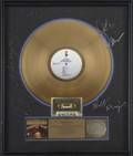 DOORS SIGNED GOLD RECORD AWARD