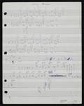 JERRY GARCIA HANDWRITTEN MUSIC TABLATURE