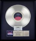 METALLICA GOLD RECORD AWARD