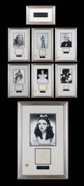 WIZARD OF OZ CAST SIGNATURES  PUBLICITY STILLS