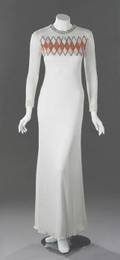 CHER IVORY GOWN DESIGNED BY BOB MACKIE