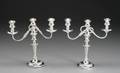 MARY PICKFORD OWNED SILVER CANDELABRUMS