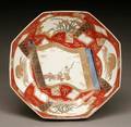 MARY PICKFORD OWNED JAPANESE IMARI PORCELAIN OCTAGON