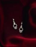 PLATINUM AND DIAMOND EARRINGS