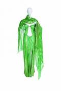 A BOB MACKIE GREEN AND GOLD SARI