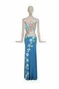 A BOB MACKIE FLOWER APPLIQUE ENSEMBLE