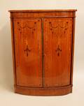 English Satinwood Adams Style Cabinet