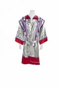 EVANDER HOLYFIELD VS JOHN RUIZ II FIGHT WORN ROBE