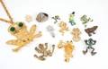 ROBERT GOULET FROG JEWELRY ITEMS