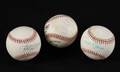 ROBERT GOULET OWNED ALLSTARS SIGNED BASEBALLS