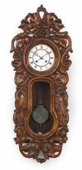GROUP OF THREE 19TH CENTURY WALL CLOCKS