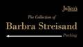 BARBRA STREISAND EXHIBITION BANNER D