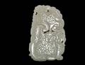 81 FINE WHITE JADE PLAQUE