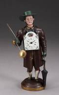 A GERMAN FIGURAL CLOCK