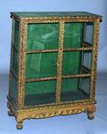 83 CARVED AND GILTWOOD SIDE CABINET