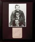 BUDDY HOLLY AND THE CRICKETS SIGNATURES