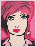 KELLY OSBOURNE ANONYMOUS HAND PAINTED PORTRAIT OF