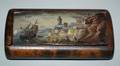 91 FINELY PAINTED BURL WOOD BOX