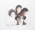 MICHAEL JACKSON SIGNED ART PRINT