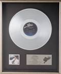 MICHAEL JACKSON RIAA RECORD AWARD
