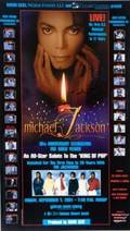 MICHAEL JACKSON SIGNED CONCERT POSTER