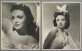 LINDA DARNELL SIGNED PHOTOGRAPHS