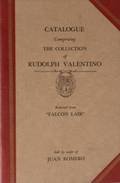 RUDOLPH VALENTINO AUCTION CATALOG 1945