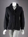 MARILYN MONROE BLACK WOOL CARDIGAN