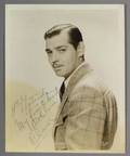 ORIGINAL VINTAGE PHOTOGRAPH SIGNED BY CLARK GABLE