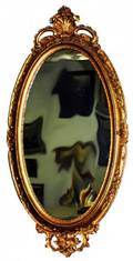 77 LOUIS XVI STYLE GILTWOOD MIRROR