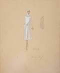 NATALIE WOOD DRESS DESIGN SKETCH BY SHOUP