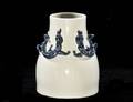 136 BLUE AND WHITE PORCELAIN VASE