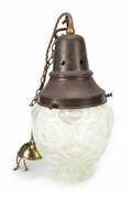 OPALESCENT PENDANT LIGHT FIXTURE