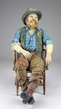 MICHAEL JACKSON LIFESIZE FIGURE OF A COWBOY FROM NEVERLAND RANCH
