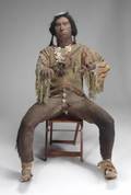 MICHAEL JACKSON LIFESIZE INDIAN FIGURE FROM NEVERLAND RANCH