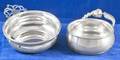 71 TWO STERLING SILVER PORRINGERS