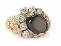 ELVIS PRESLEY BLACK SAPPHIRE AND DIAMOND RING