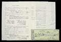 ELVIS PRESLEY SIGNED CHECK FOR DOWN PAYMENT ON CIRCLE G RANCH