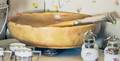 LUISE RAINER FRUITWOOD SALAD BOWL AND SERVERS