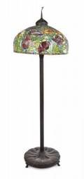 DOM DeLUISE TIFFANY STYLE FLOOR LAMP
