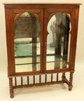 Oak Gothic China Cabinet