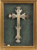 CHER MOTHER OF PEARL CRUCIFIX