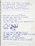 RONNIE WOOD HANDWRITTEN AND ILLUSTRATED LIMERICKS