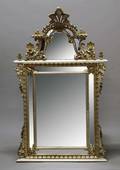 127 LOUIS XVI STYLE SILVERED MIRROR