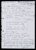 CHRISSIE HYNDE HANDWRITTEN LYRICS